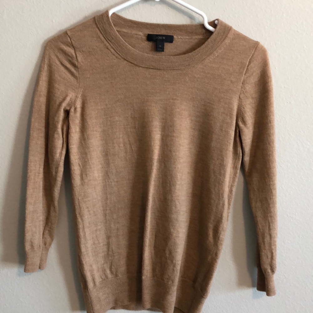 J. Crew camel sweater